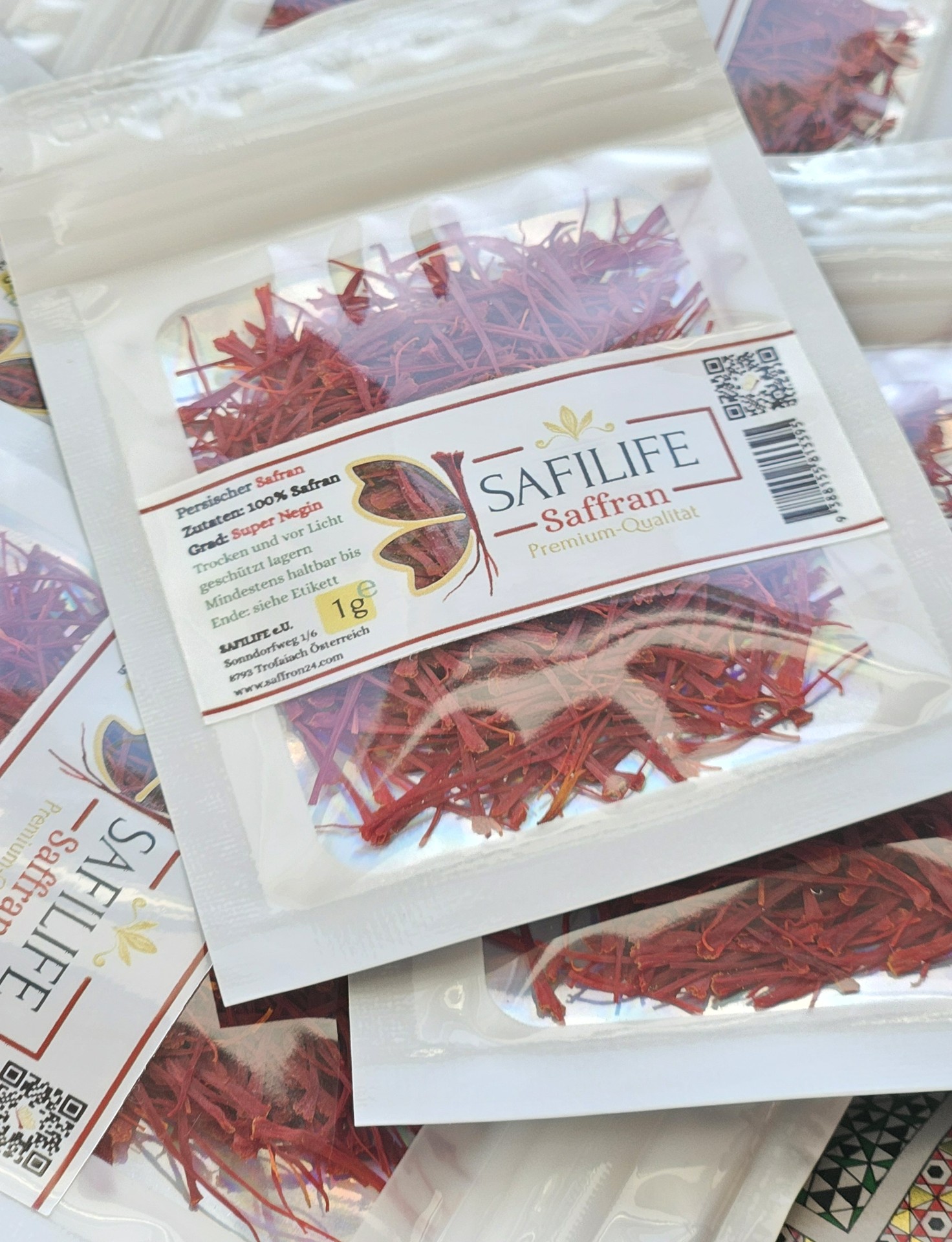 Persian Saffron Threads — Ziplock Bag, product photo 2